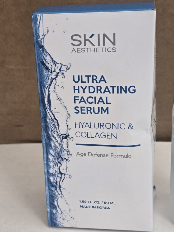 Skin Aesthetics Ultra Hydrating Facial Serum Hyaluronic Collagen 1.69oz 50ml gallery