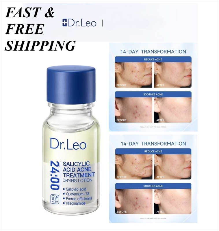 Dr.Leo Acne Essence Salicylic Acid Anti-acne Serum Lighten Acne Scars acne NEW