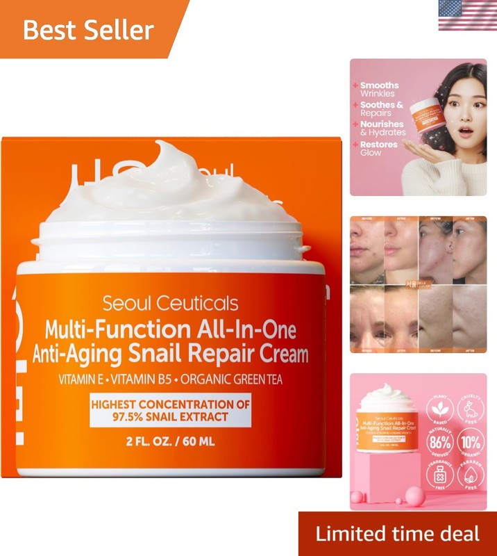 Luxurious Snail Mucin Moisturizer 2 oz – Organic Anti-Aging Skincare Solution