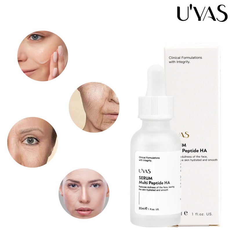 U'YAS Hydrating Peptide Serum Multi-Active Anti-Aging Formula copper peptide HA gallery