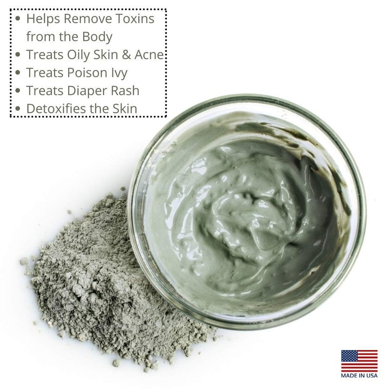 Calcium Bentonite Clay Food Grade, 2 Lb Pure Indian Healing Clay - All Natural f gallery