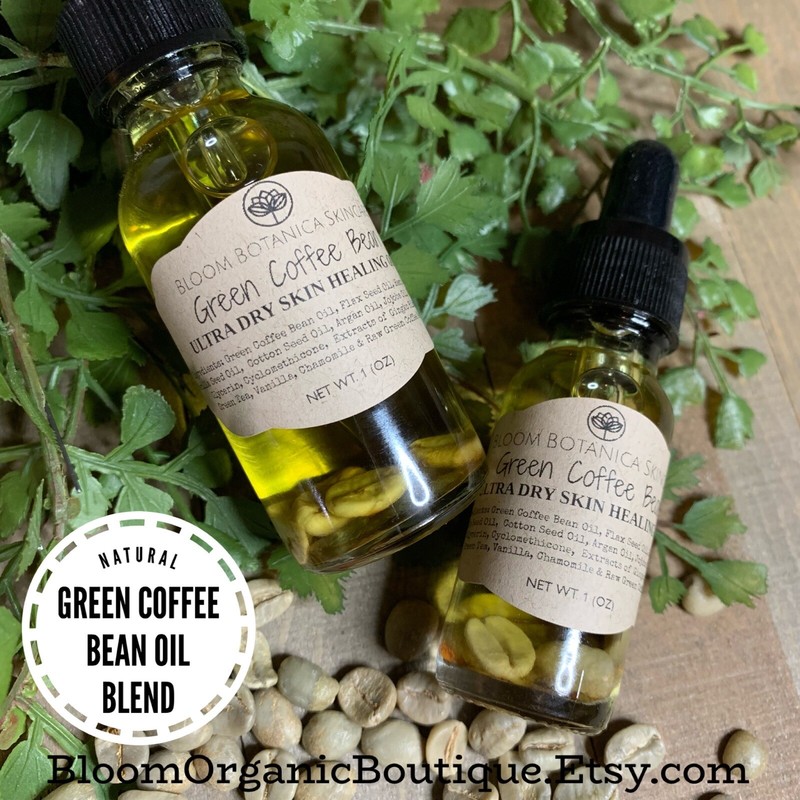 Green Coffee Facial Oil Serum| Under Eye Serum| Face Primer| Dry Skin Relief| gallery