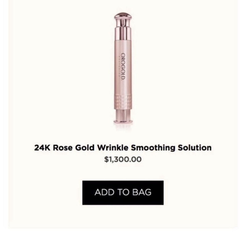 OROGOLD 24K Rose Gold Wrinkle Smoothing Solution 15g Cucumber Avocado Firming gallery