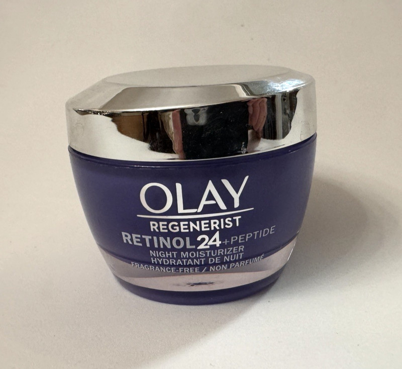 Olay Regenerist Retinol 24 + Peptide night moisturizer, 1.7 oz.