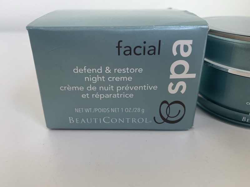 BeautiControl Facial Spa Defend & Restore Night Creme 1oz NEW Discontinued gallery