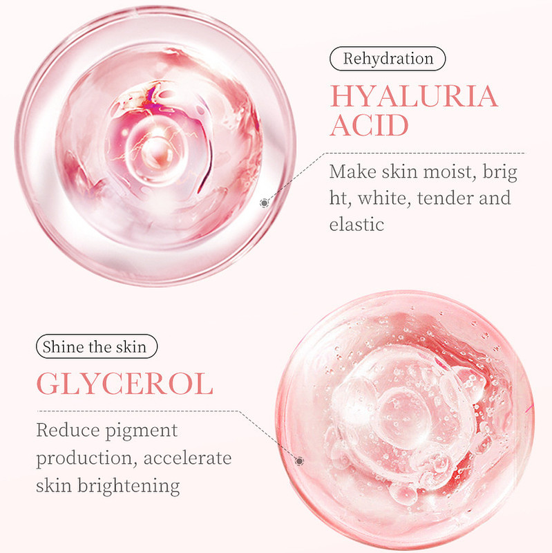 Bioaqua Rose Hyaluronic Acid Moisturizing Cream Repair Skin Oil Balance 50g gallery