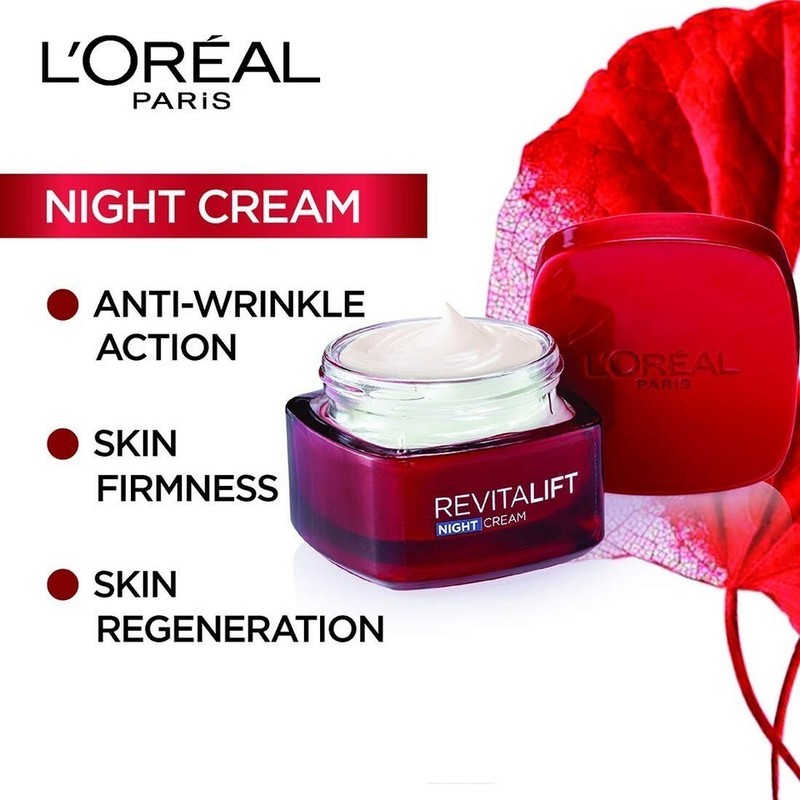 L'Oreal Paris Aura Perfect Night Cream Moisturising Brightening Face Care 50ml gallery