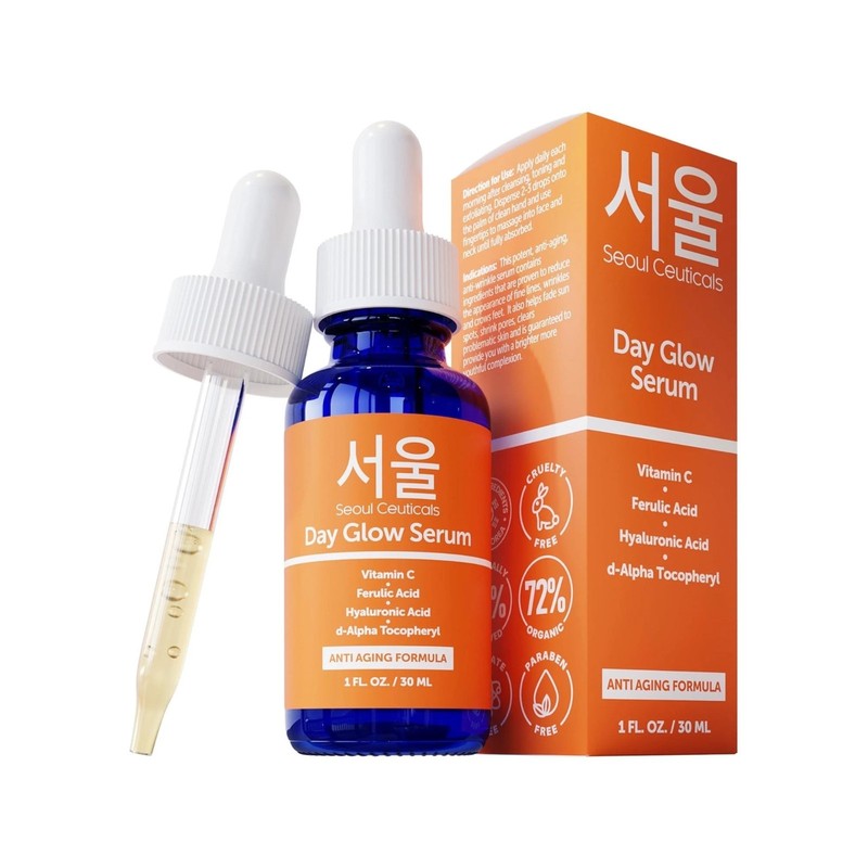 Seoul Ceuticals Day Glow Vitamin C Ferulic Acid Serum 2 FL. OZ. + 1 FL. OZ. 2 PC gallery