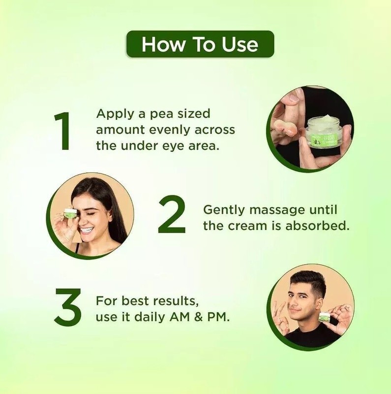Under Eye Cream Gel for Dark Circles, Puffy Eyes, Wrinkles Remove for UNISEX 20g gallery