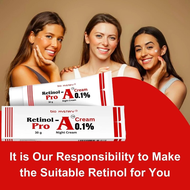 Bio Mystery Retinol Pro Night Cream 0.1 Vitamin A Fine Lines, Anti-Aging 30g gallery