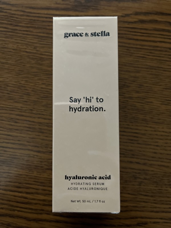 Hyaluronic Acid Face Serum 1.7 fl oz Grace & Stella EXP 4/27