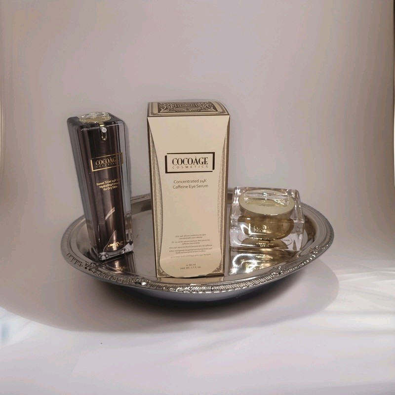 Cocoàge Cosmetics Concentrated 24 Karat Gold Caffeine Eye Serum. Authentic New