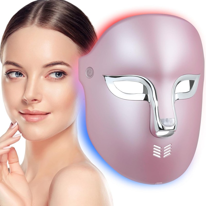 FSA Red Light Therapy Mask Target Acne Removal,Wrinkles Redness,Wirless Remo...