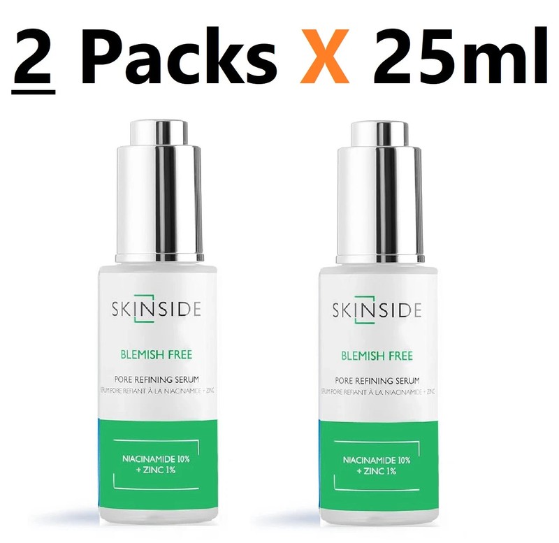 Skinside Niacinamide 10% + Zinc 1% Serum | Pore Minimizing & Oil Control 2X 25ml