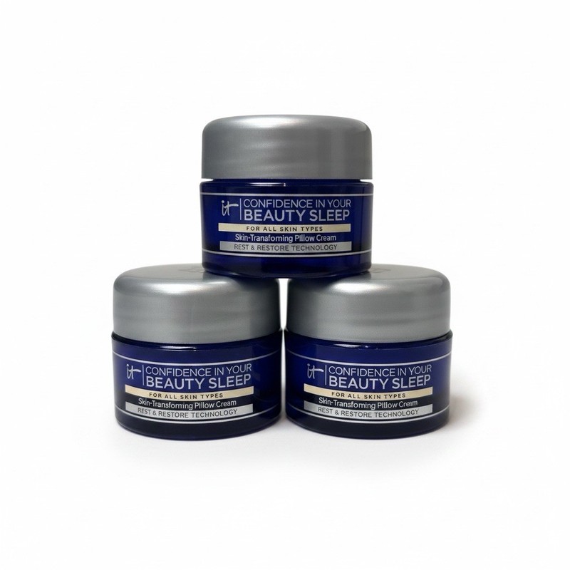 3 IT Cosmetics Confidence in Your Beauty Sleep Cream Sample Travel Size .237