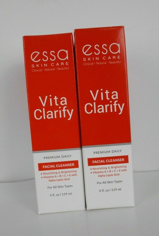 2 PACK ESSA Vita Clarify Facial Cleanser All Skin Types (4 fl. oz.119 mL each)