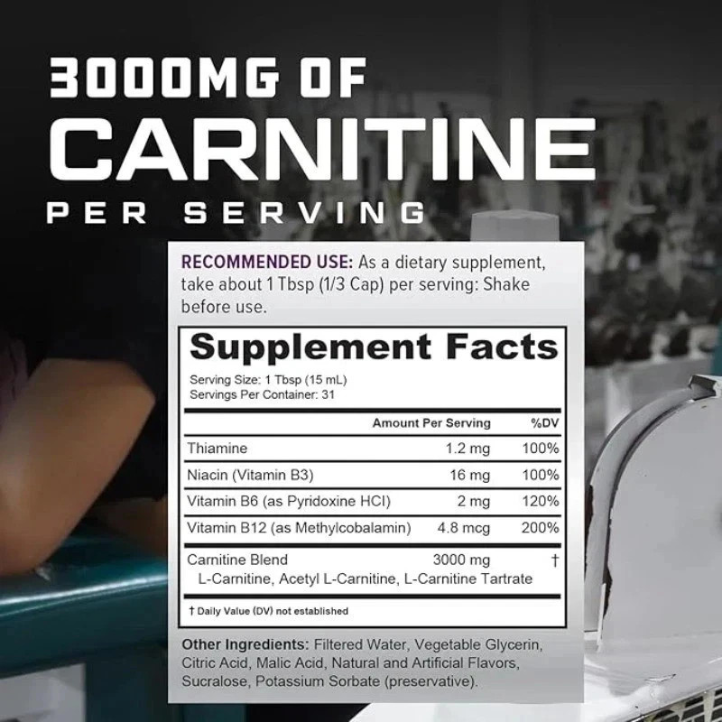 3pcs-Cutler Nutrition Liquid Carnitine 3000mg Energy and Metabolism gallery