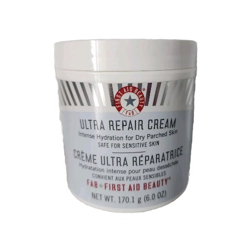 FIRST AID BEAUTY Ultra Repair Cream Intense Hydration 6oz + BODY SCRUB gallery