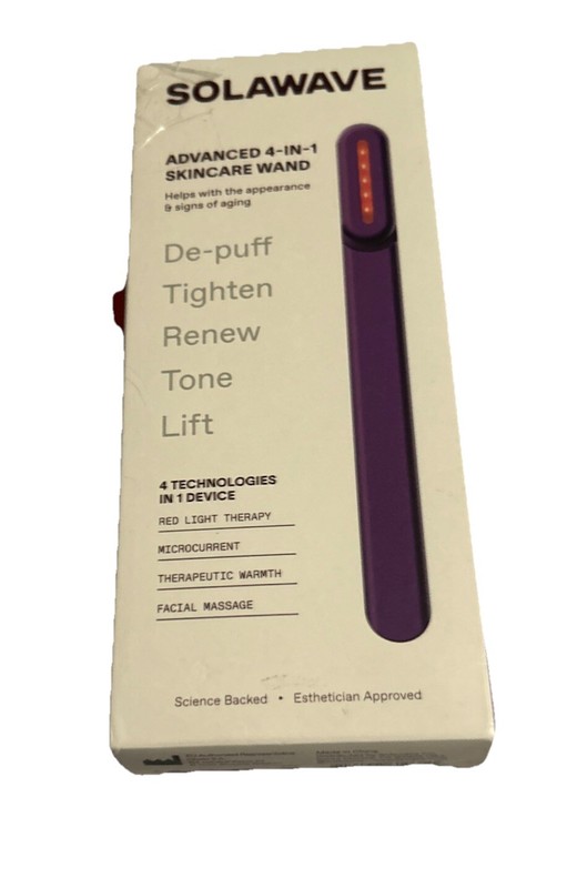 SolaWave Advanced 4 In 1 SkinCare Wand red light Therapy