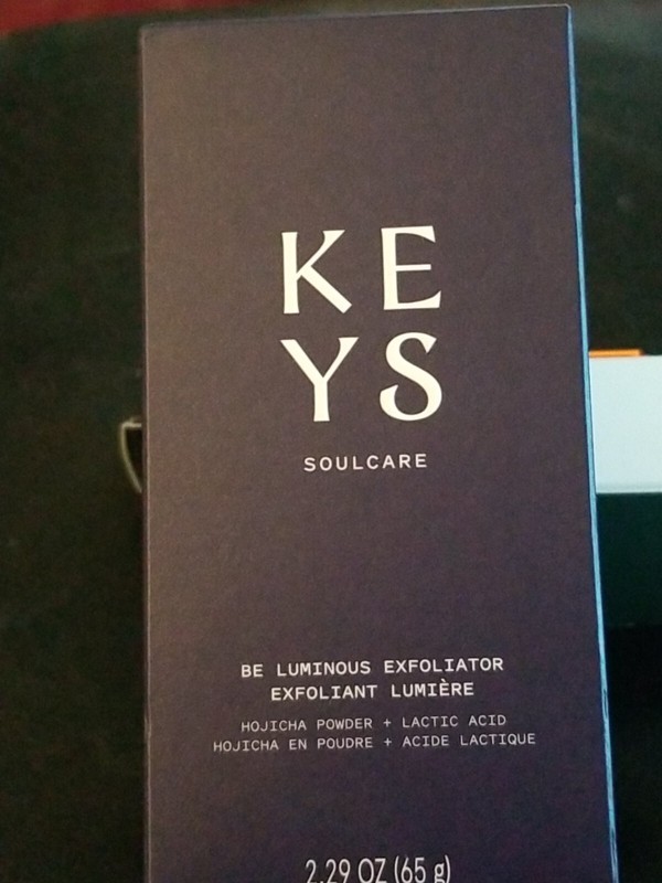 Keys Soulcare Be Luminous Exfoliator Powder Lactic Acid 2.29oz/65g Full SZ NIB