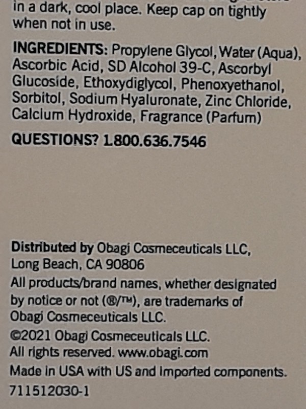 Obagi Professional-C 20% Vitamin C Serum - 1oz - New In Box - Sealed gallery