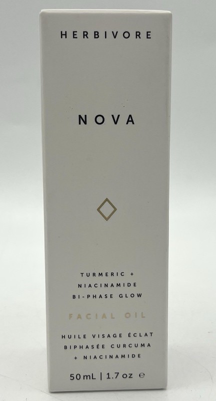HERBIVORE Nova Facial Oil - Bi-Phase Oil with Tumeric + Niacinamide 1.7 fl oz gallery