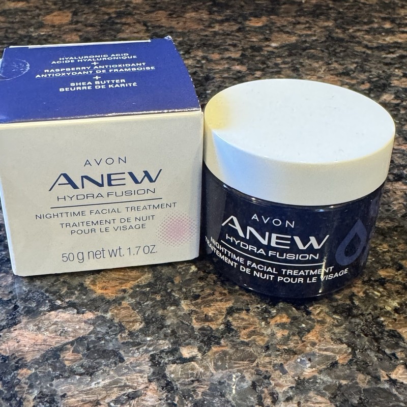 AVON Anew Hydra Fusion Nighttime Facial Treatment 1.7 Oz Full Size NEW