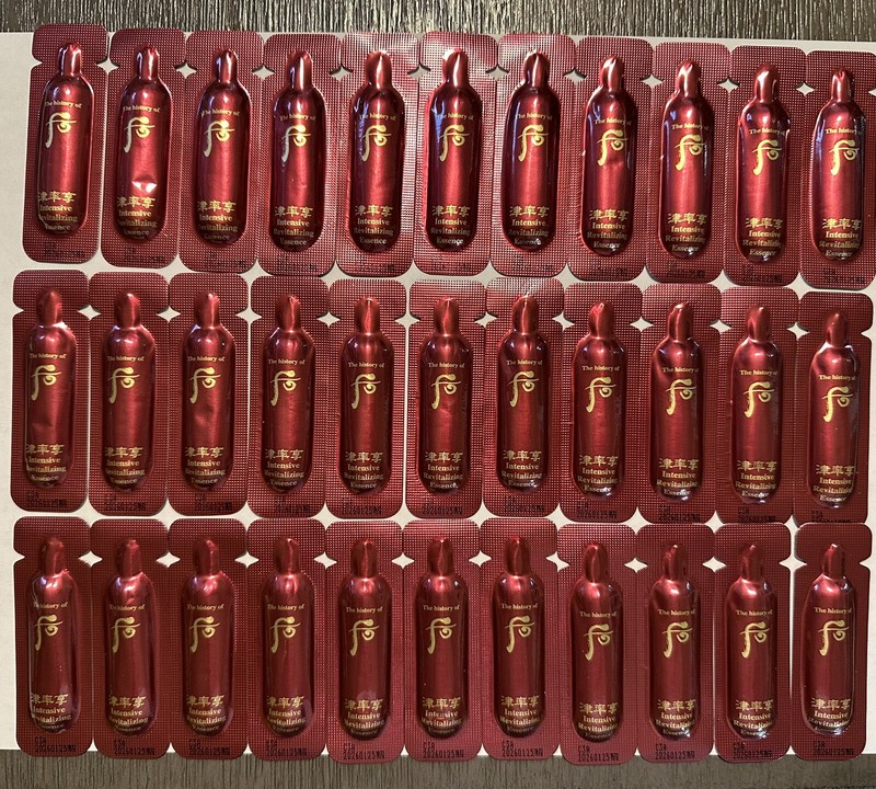 The History of Whoo Jinyulhyang Jinyul Essence 1ml x 60Pcs K-Beauty
