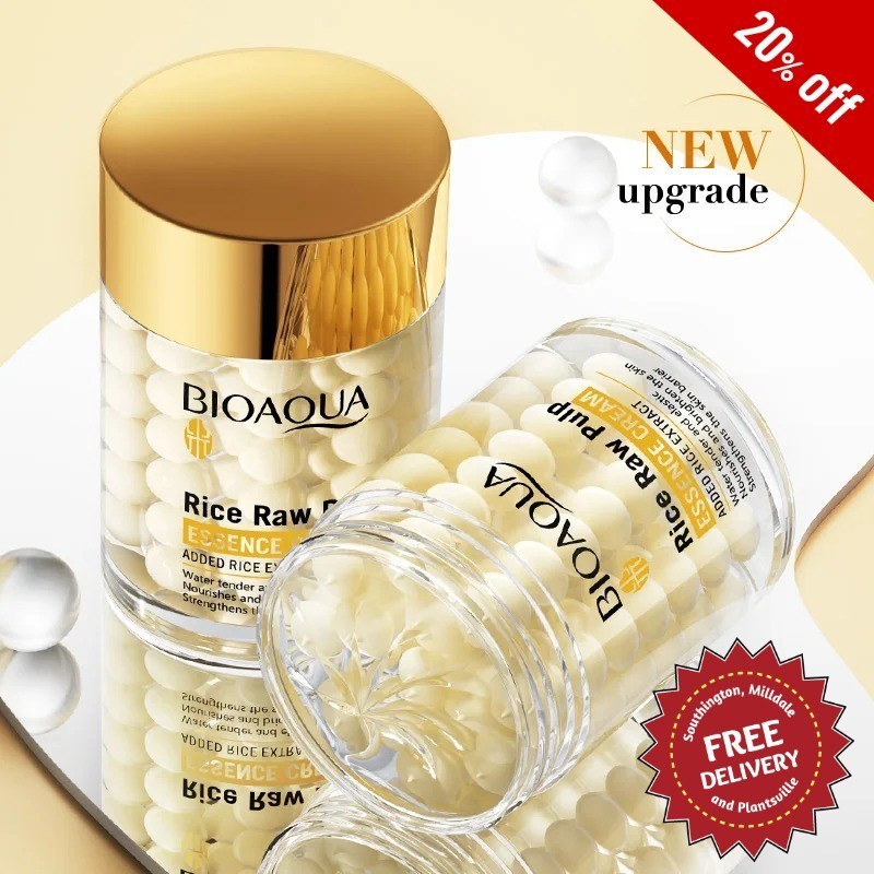 BIOAOUA Rice Moisturizing Essence Cream Brightening Hydrating Firming Face