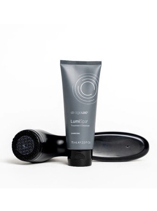 Special Edition Nuskin Black LumiSpa iO kit with a Charcoal Cleanser