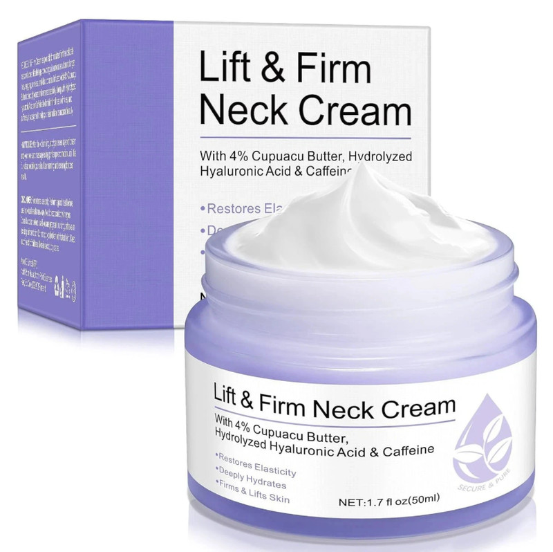 2024 New Pure Neck Firming Cream, Anti-Aging Tighten & Lift Neck Cream Chest Ne