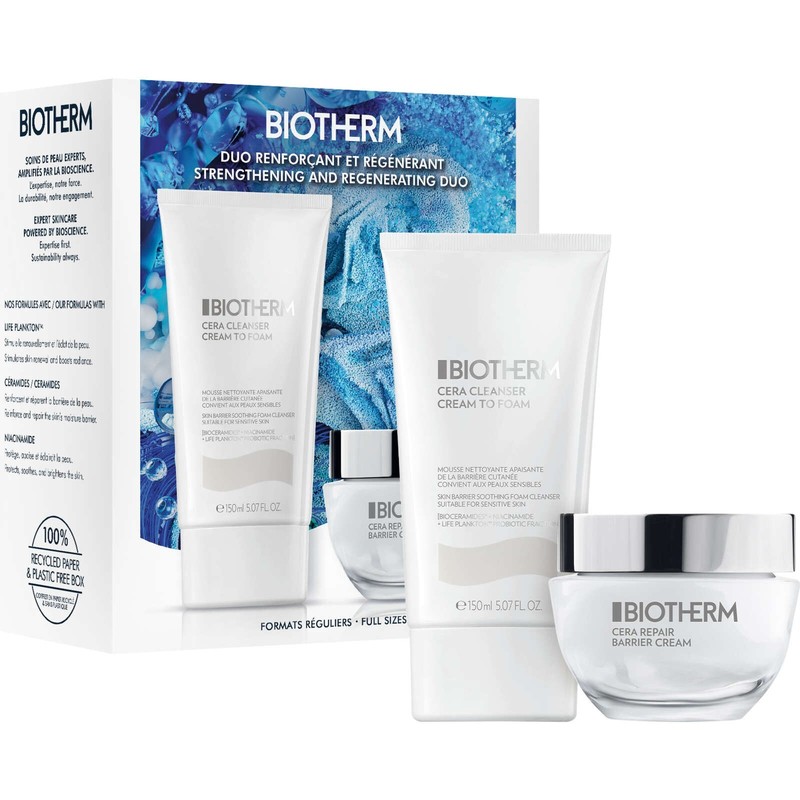 Biotherm Cera Repair Hydrating and Reinforcing Duo Cream Probiotic 2pcs NEW
