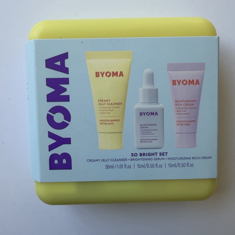 BYOMA So Bright Set – Barrier Repair Skincare Set for Brighter Skin – New In Box