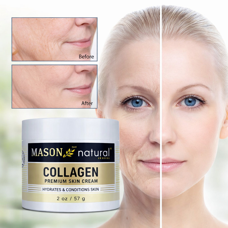 Crema Facial Hidratante Colágeno Antienvejecimiento Reafirma La Piel Del Rostro