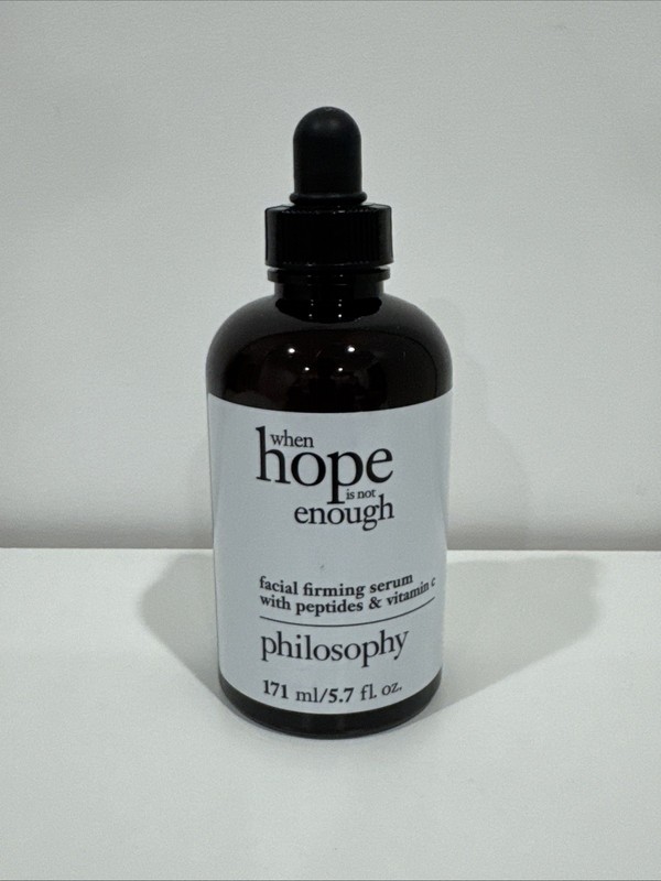 Philosophy When Hope is Not Enough Facial Firming Serum 5.7 oz/171ml NWOB NEW!