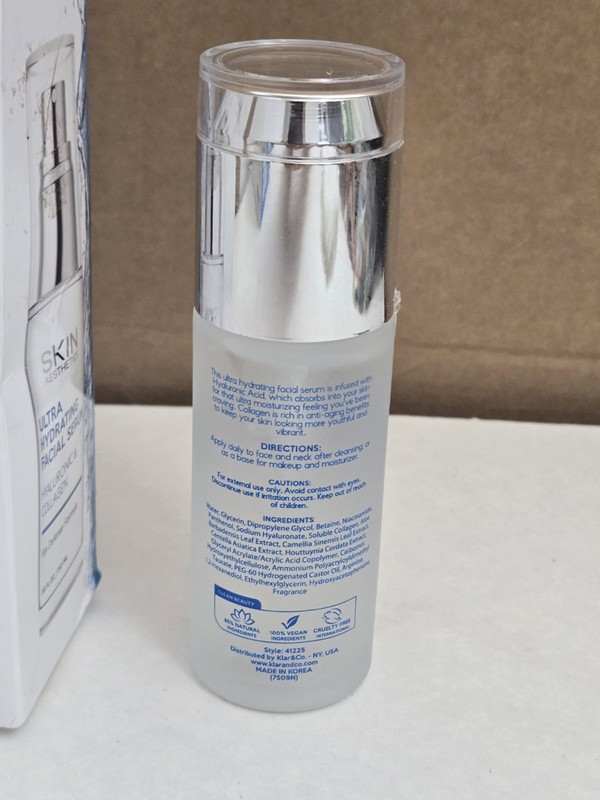Skin Aesthetics Ultra Hydrating Facial Serum Hyaluronic Collagen 1.69oz 50ml gallery