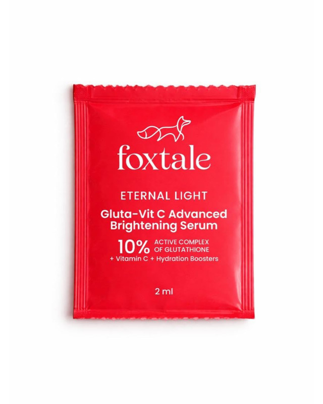 Foxtale Vitamin C-Glutathione Brightening Face Serum for Glowing Skin, 2ml