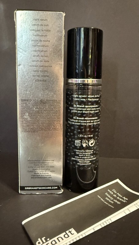 💙Dr. Brandt Do Not Age Beauty Sleep Serum. NIB, Full Size 1.35 oz gallery