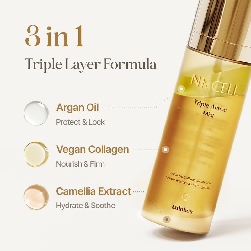 Triple Active Mist, Korean Skincare Glow Spray Serum, Hydrating All-in-One Face gallery