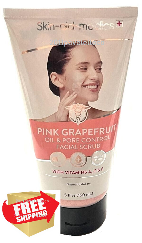 Skin Aid Medics PINK GRAPEFRUIT Facial Scrub * 5 fl oz w/ Vitamins