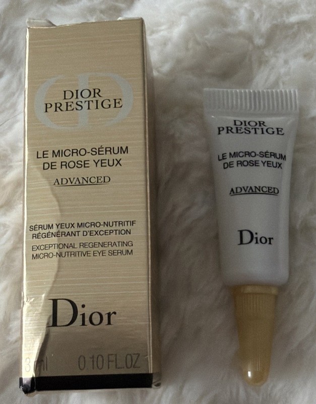 Dior Prestige Le Micro Serum De Rose Yeux Eye Serum 3ml/ 0.10oz Sample Size Mini