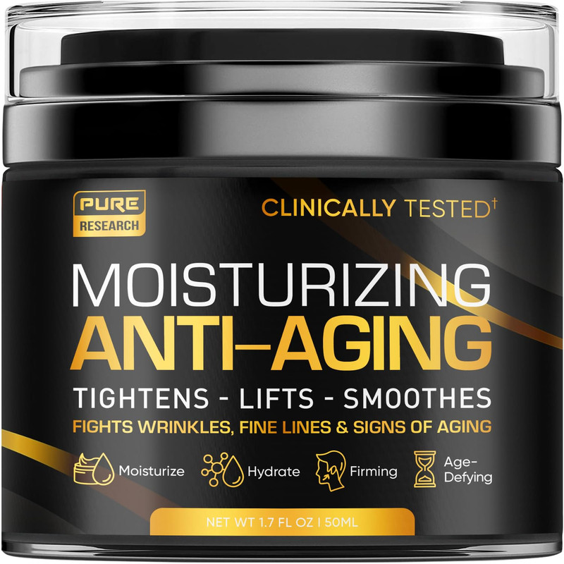 Men’s Face Cream Moisturizer – Anti-Aging Cream For Men, Collagen, Retinol & Hya