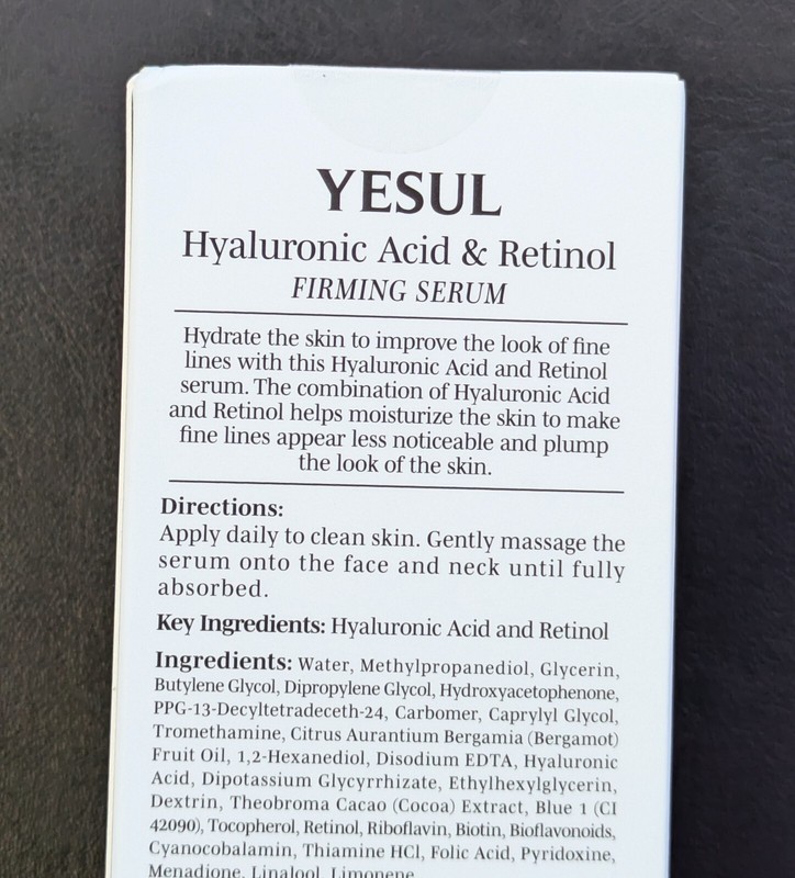 YESUL Hyaluronic Acid & Retinol Firming Serum * SEALED * Hydrating gallery