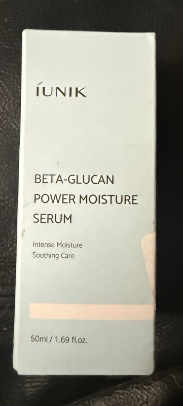 IUNIK Beta-Glucan Power Moisture Intense Serum Soothing Care Vegan 1.69oz 02/28