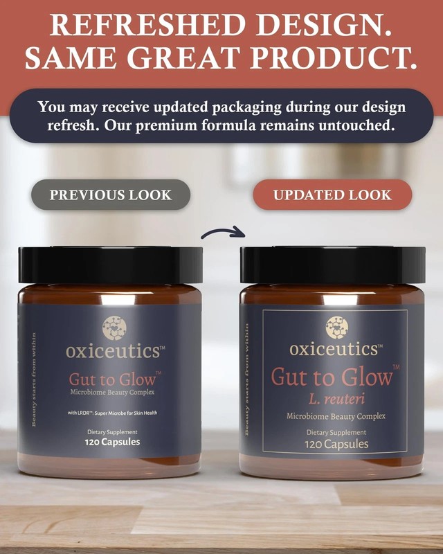 Oxiceutics L Reuteri Probiotics Collagen Hyaluronic Gut Skin Women gallery