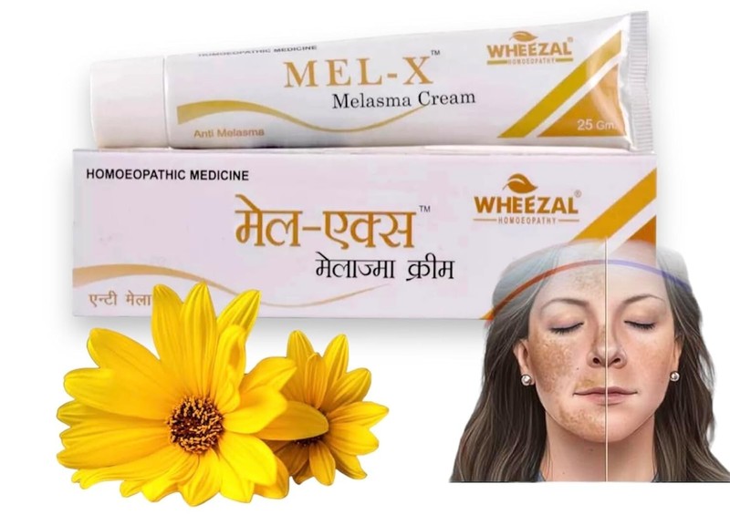 2 x Wheezal Mel-X Melasma Cream 25g for skin pigmentation like melasma, chloasma