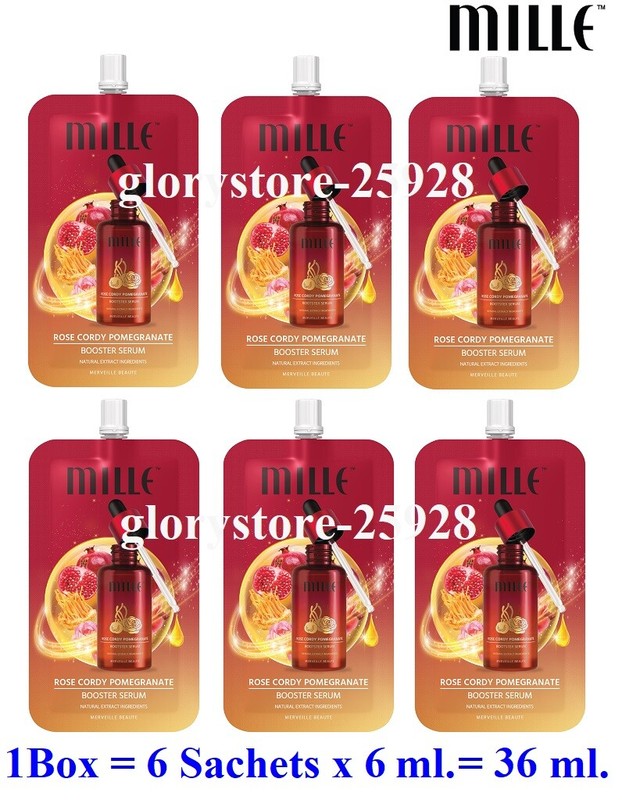 Mille Rose Cordy Pomegranate Booster Serum Anti Wrinkle Aging Repair Damage Skin