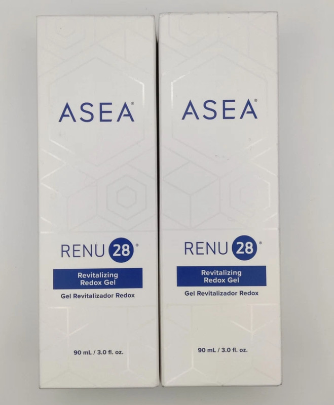 2 Pack ASEA RENU 28 Revitalizing Redox Gel 3oz/90 mL Exp 10/26 Free Shipping NEW gallery
