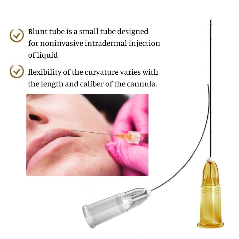 50PCS/BOX Blunt-Tip Micro Cannula/Filler/23G 50MM/25G 50MM/27G 50MM/25G 38MM USA gallery