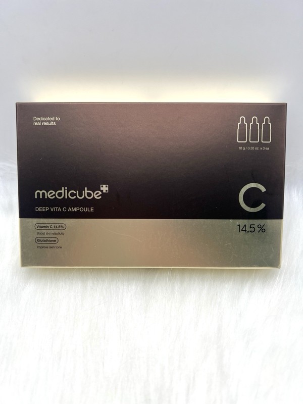 MEDICUBE Deep Vita C Ampoule 14.5% x 3 Vials New & SEALED 04/2027 Rare HTF gallery